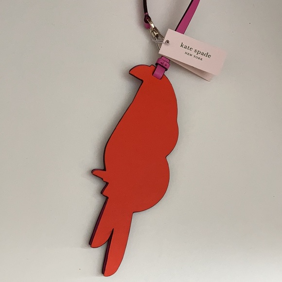 NWT Kate Spade Parrot Key Fob - Picture 3 of 5